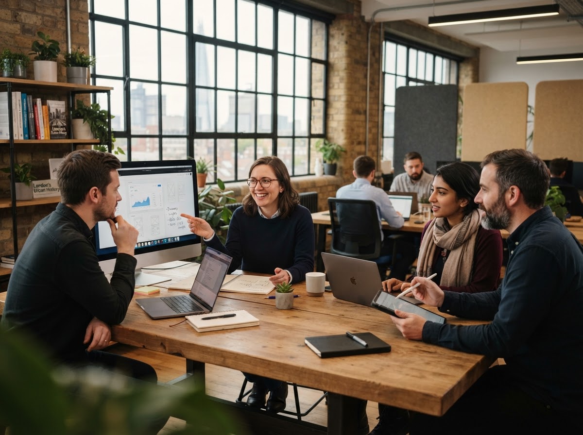 Reefrox team reviewing AI strategy performance data